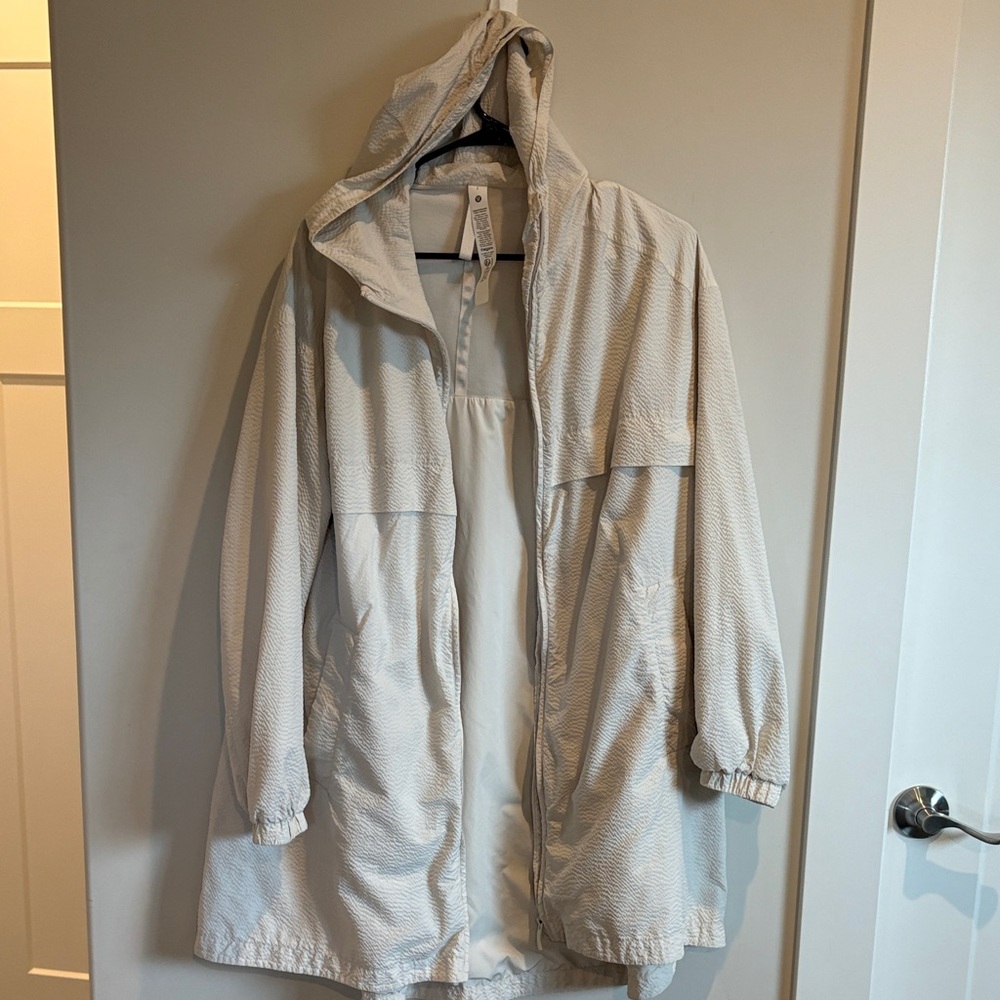 Lululemon Hooded Long Windbreaker Jacket